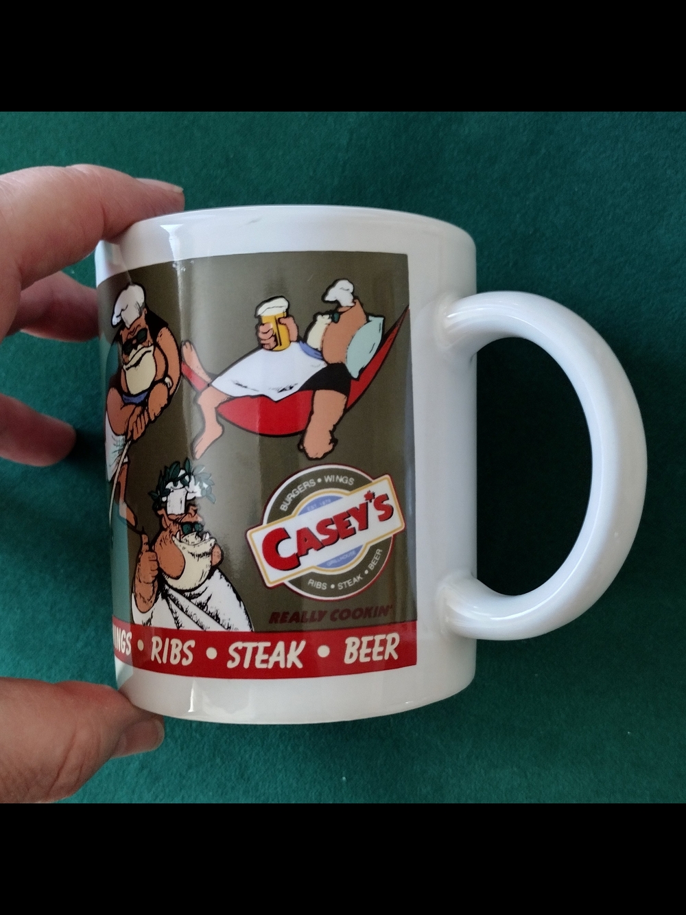 Vintage Casey's Diner Mug-Mother Parkers Tea and Coffee - Collectible